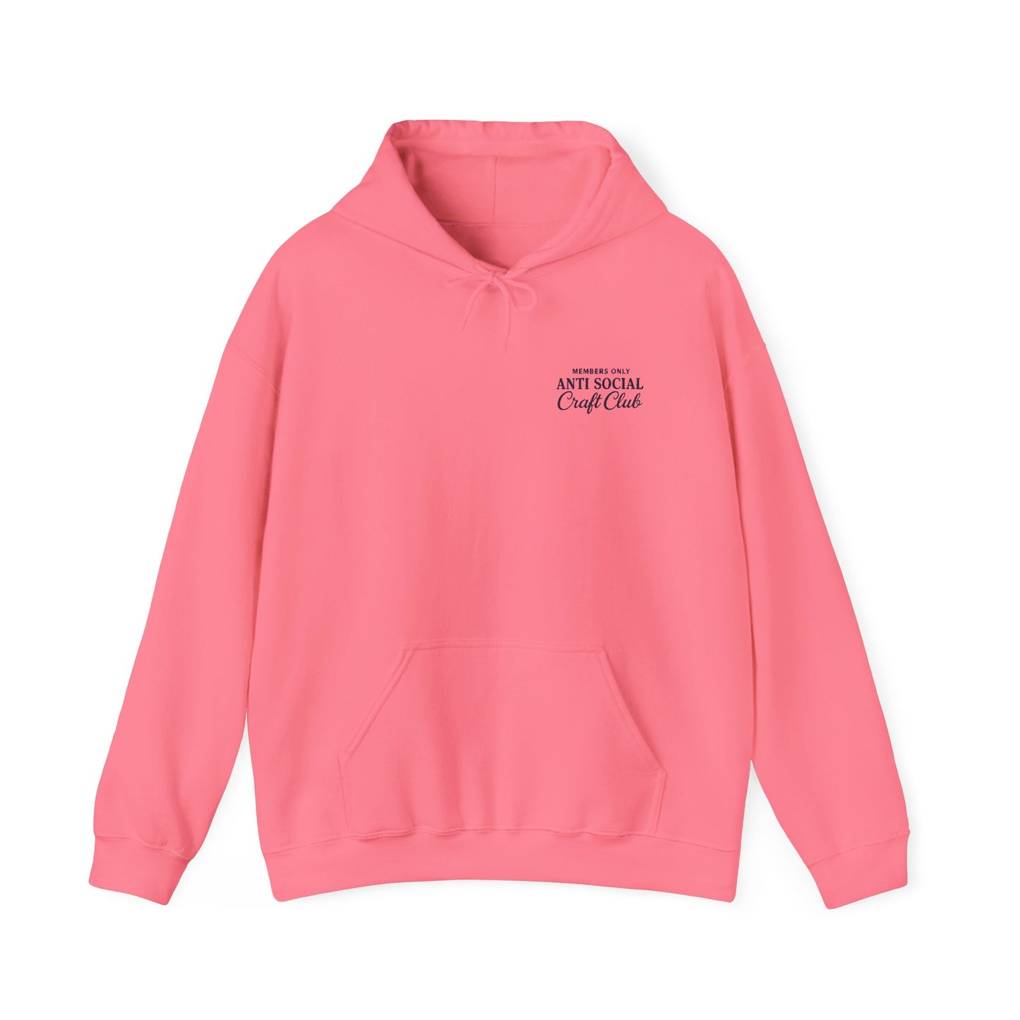 Anti Social Craft Club Embroidered Hoodie