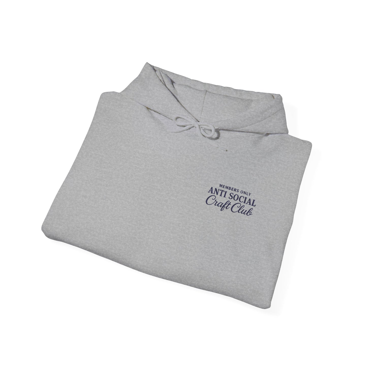 Anti Social Craft Club Embroidered Hoodie