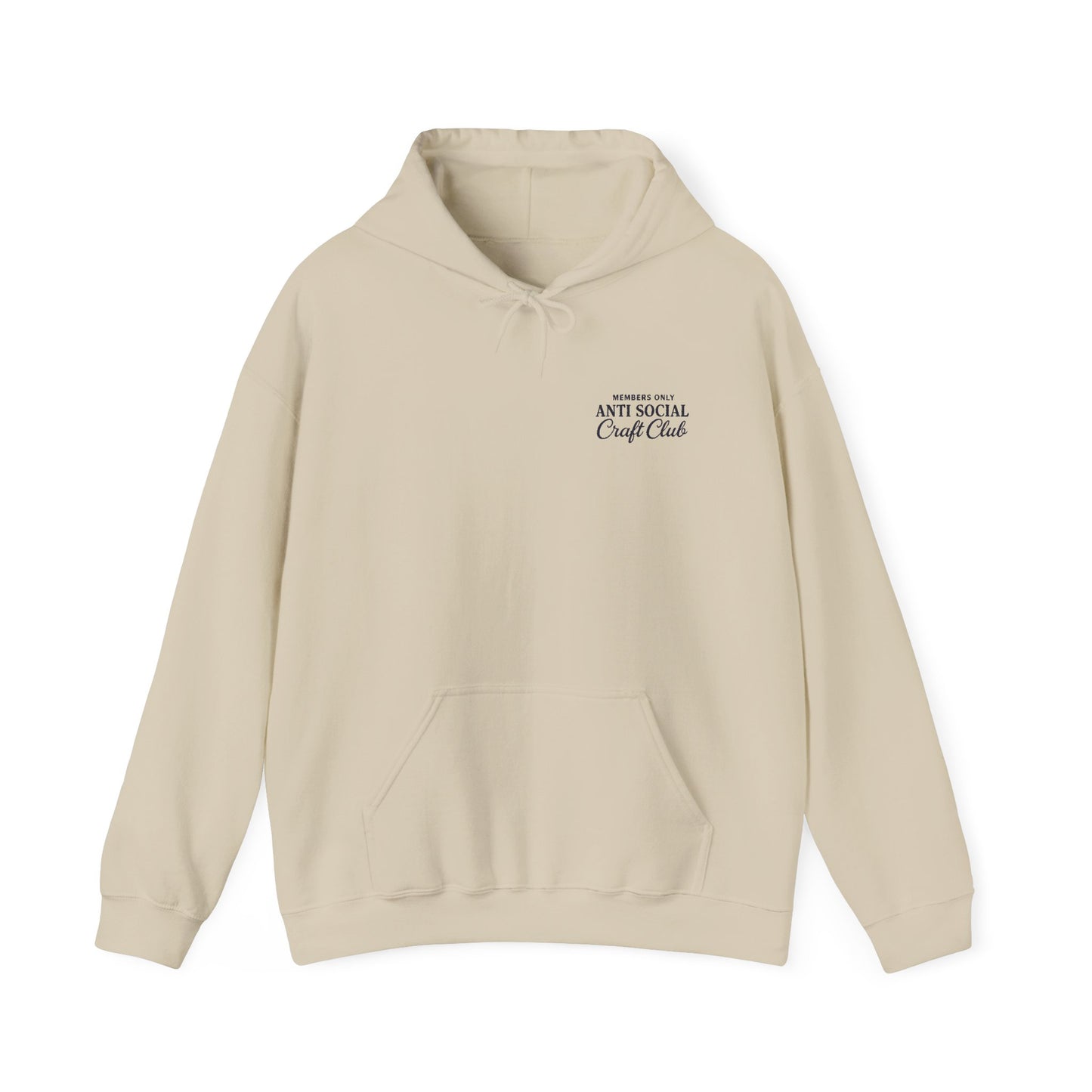 Anti Social Craft Club Embroidered Hoodie
