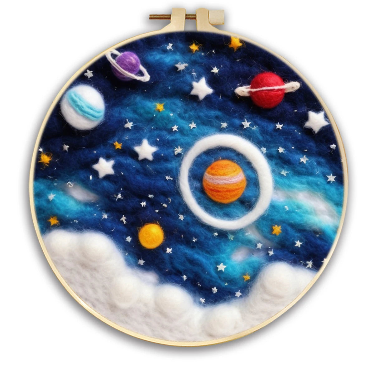Rings of Wonder – Planet Saturn Galaxy Needle Felting Kit