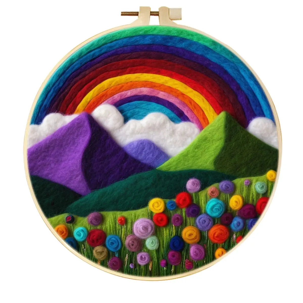 Meadow Rainbow Needle Felting Kit