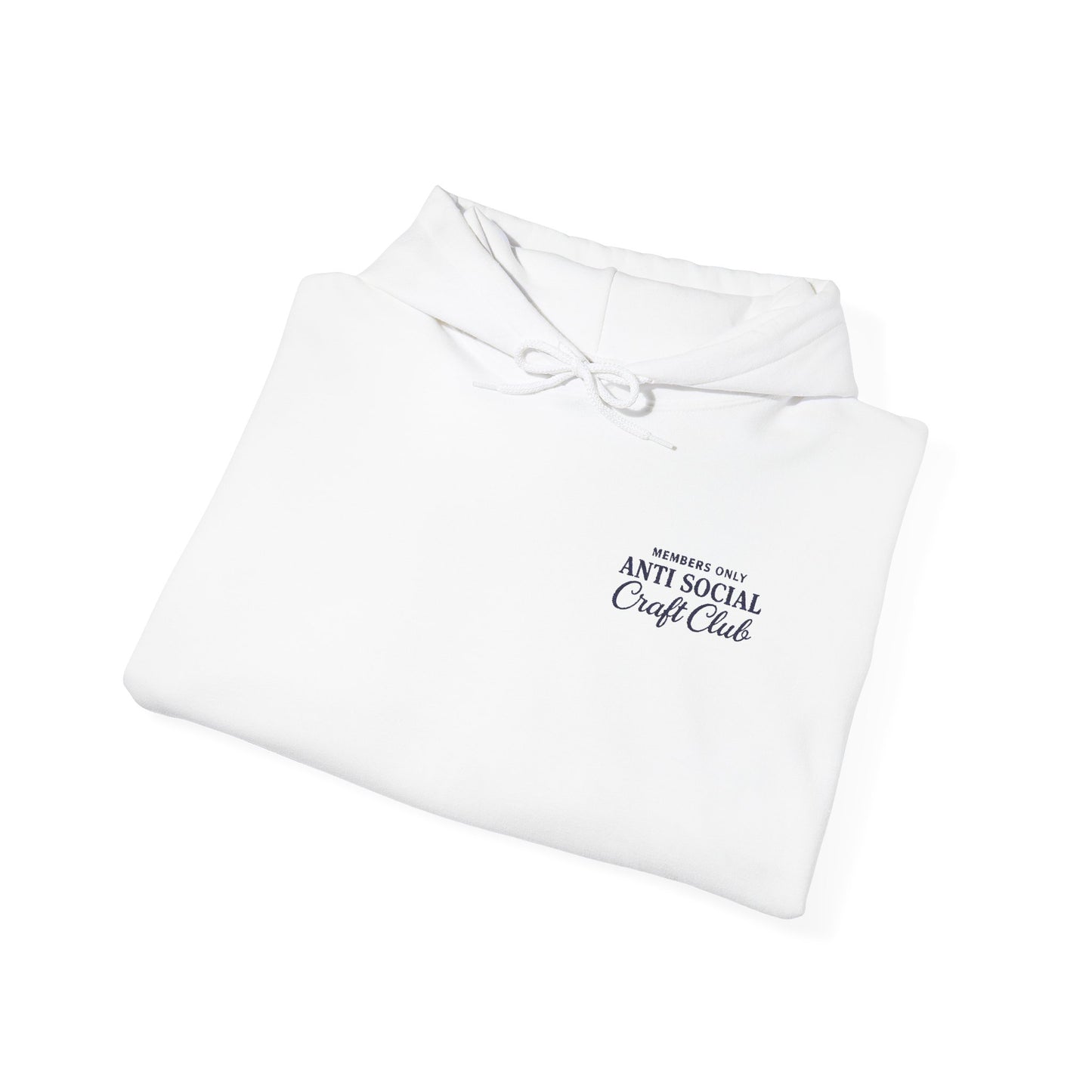 Anti Social Craft Club Embroidered Hoodie
