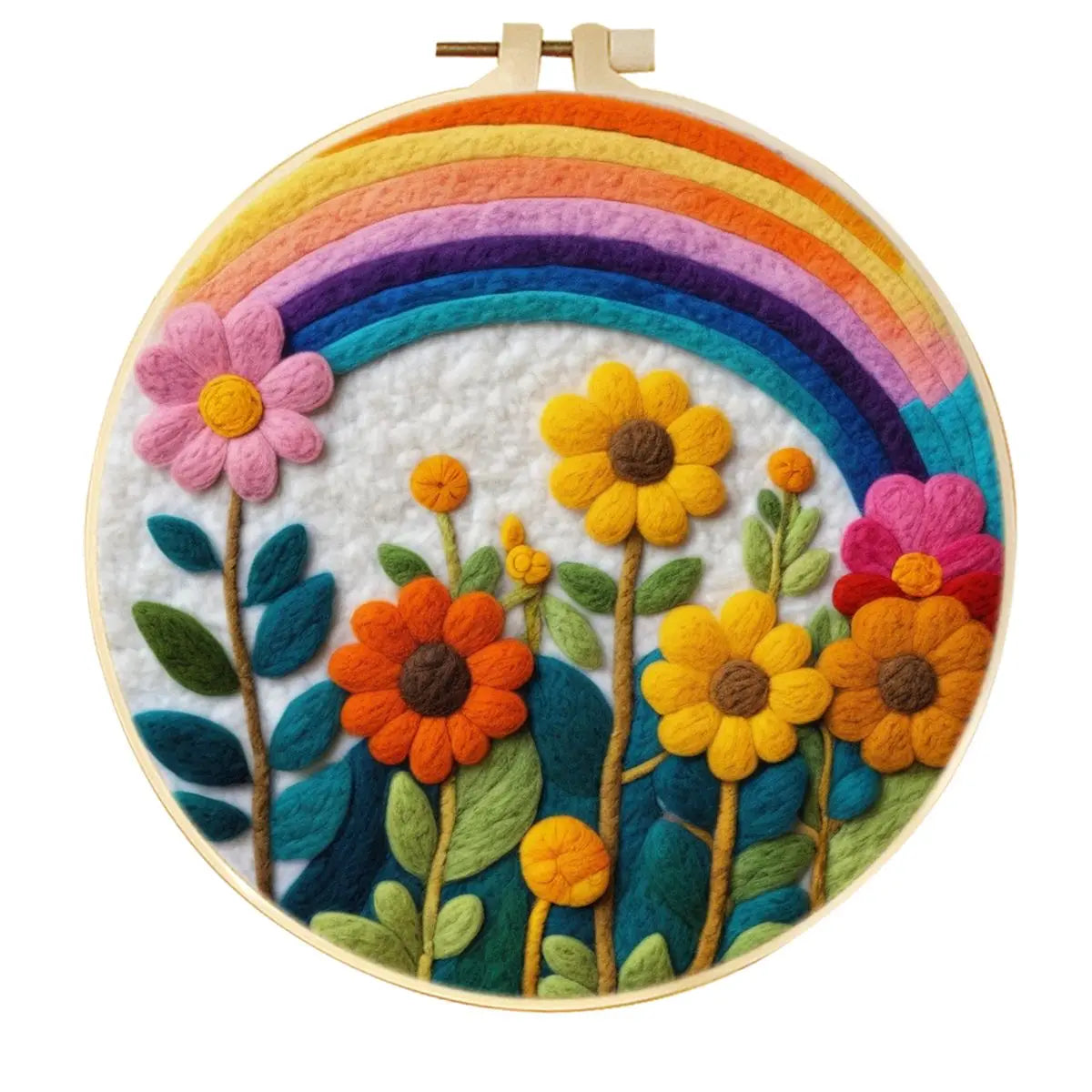 Rainbow Garden Needle Felting Kit
