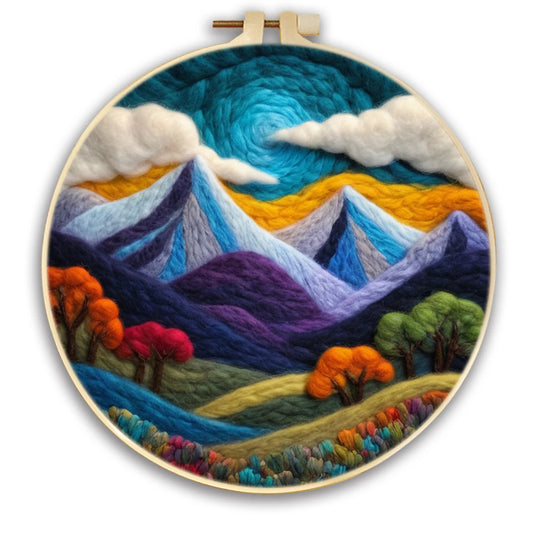 Painted Peaks  Needle Felting Kit
