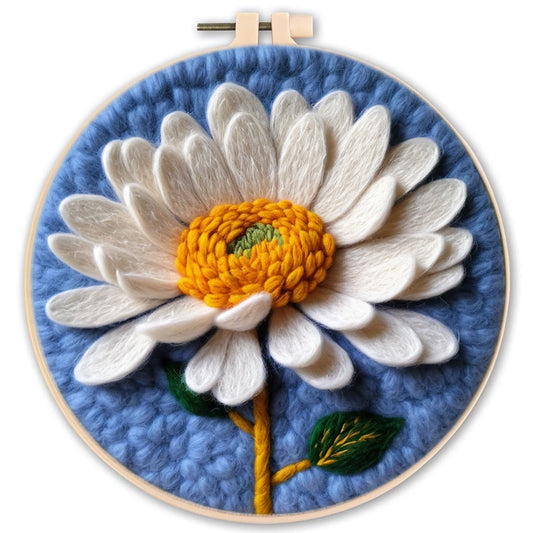 Golden Daisy Glow Needle Felting Kit - feltwonders