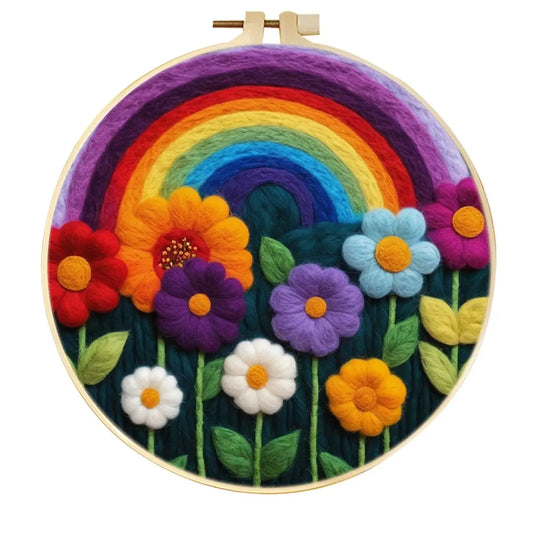 Rainbow Bloom Felt Kit