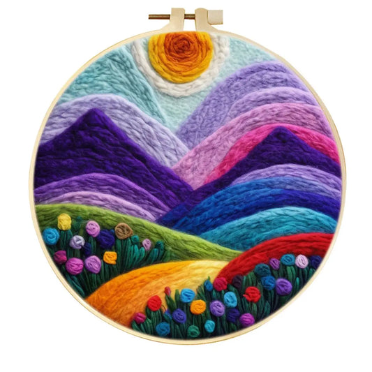 Mountain Meadow Wool Painting Kit