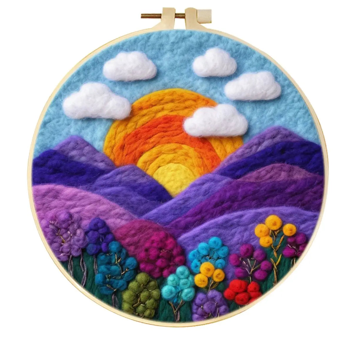 Sunset Over Lavender Hills Felting Kit