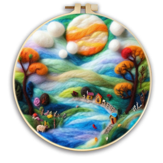 Riverlight Village  Needle Felting Kit